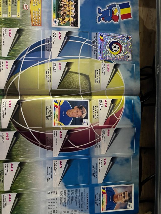 ALBUM MUNDIAL 1998 FRANCIA FRANCE 