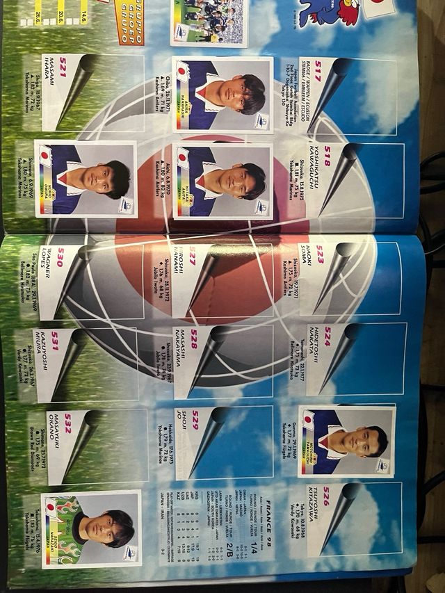 ALBUM MUNDIAL 1998 FRANCIA FRANCE 