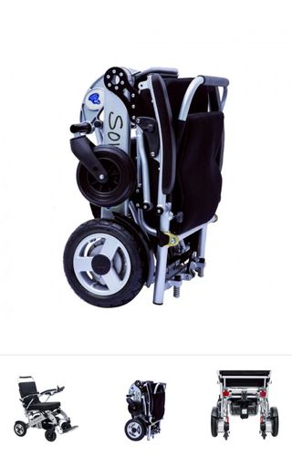 Silla de ruedas eléctrica plegable