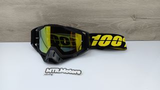 ✔️Gafas 100% Motocross Negro, amarillo