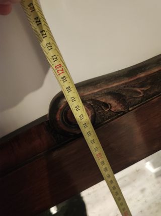 Espejo antiguo de aparador, 110x55