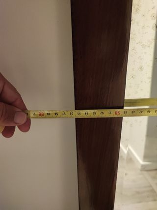 Espejo antiguo de aparador, 110x55