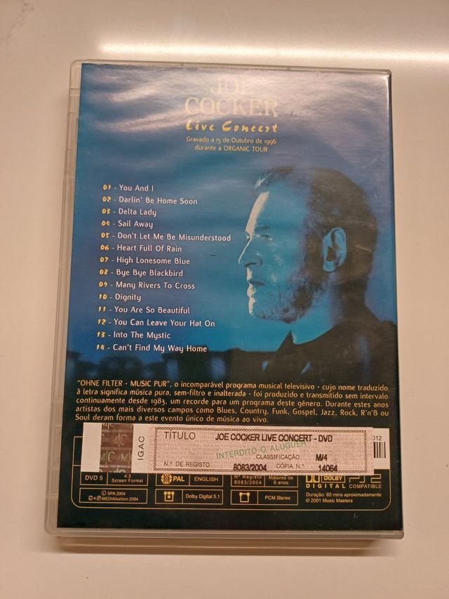 DVD (Joe Cocker - Live Concert)