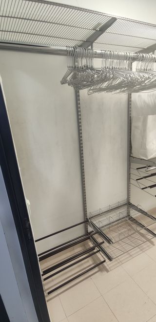 Estantería modular acero inox.