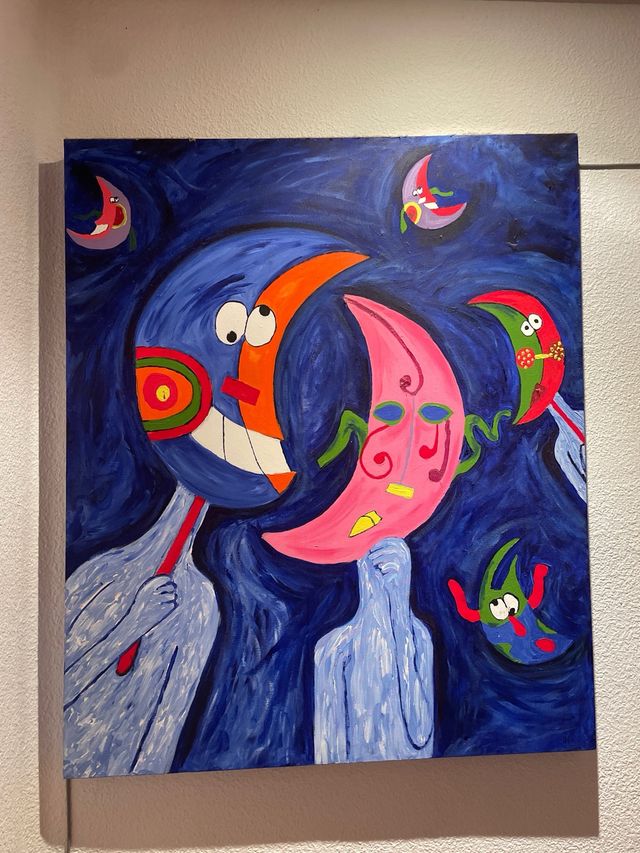 Cuadro pintado a mano 