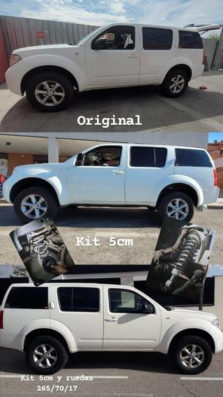 Tacos elevacion Nissan Pathfinder R51 5cm 
