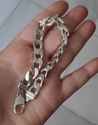 Pulsera de plata de ley 