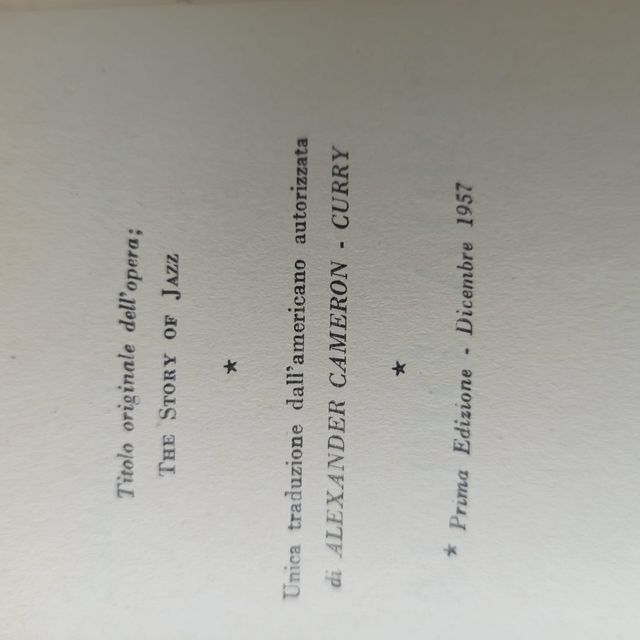 Libro storia del Jazz