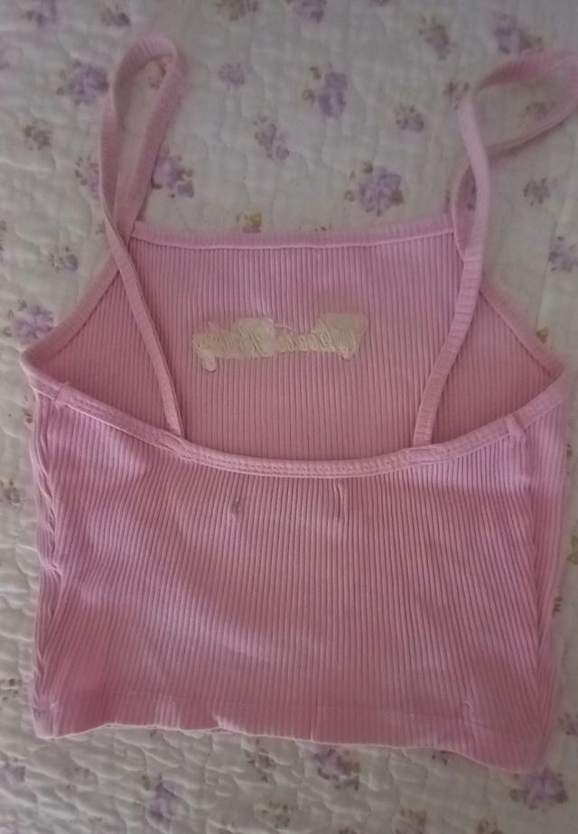 Set due top crop spalle scoperte