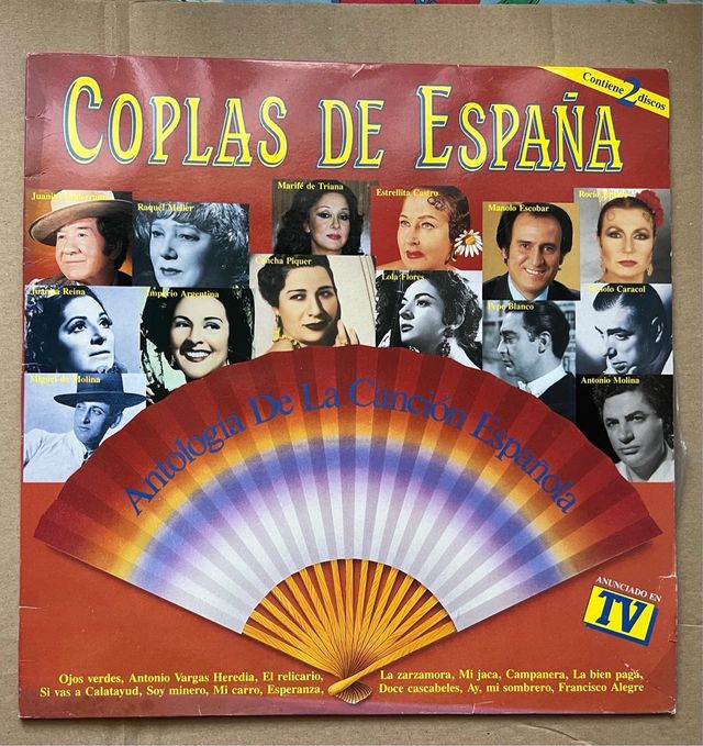 Doble Disco LP Coplas de España