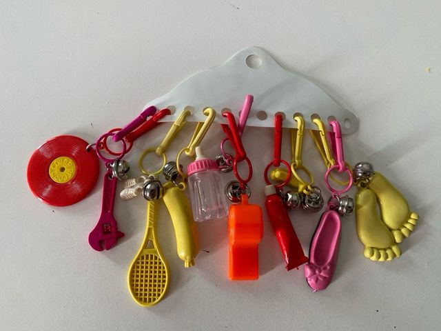 Lotto 10 portachiavi vintage nuovi