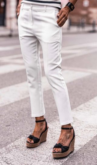 Pantalon Grungemama Amaray blanco