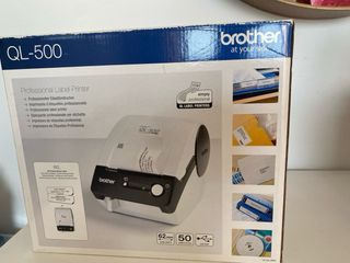 Etiquetadora Brother QL500+varios cartuchos y etiq