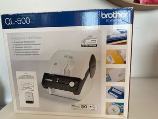 Etiquetadora Brother QL500+varios cartuchos y etiq