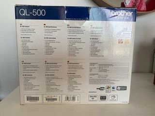 Etiquetadora Brother QL500+varios cartuchos y etiq