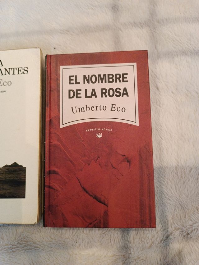 Lote libros Umberto Eco