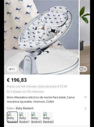Hamaca mecedora 