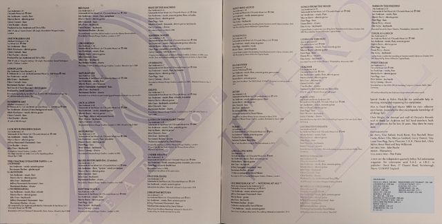 Jethro Tull 20 years anniversary