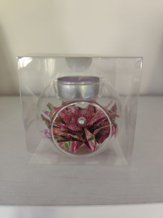 Porta candela con origami