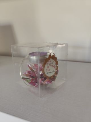 Porta candela con origami