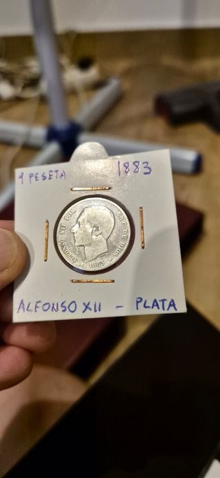 Moneda plata alfonso XII