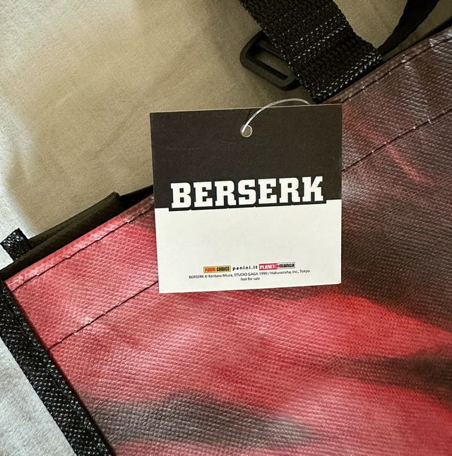 Zaino bag zaino firmato Berserk originale Panini