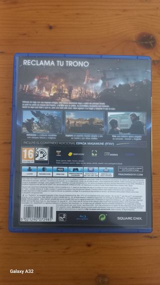 Final fantasy XV PS4