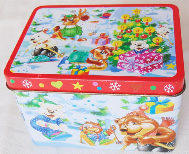 Scatola metallo con carillon