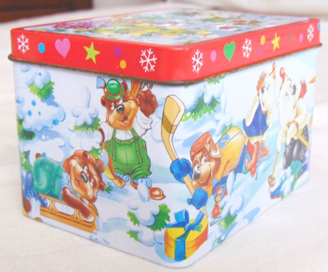 Scatola metallo con carillon