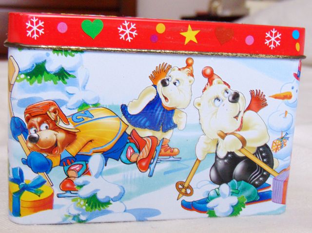 Scatola metallo con carillon