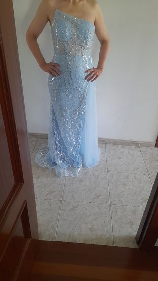Vestido de fiesta con lentejuelas