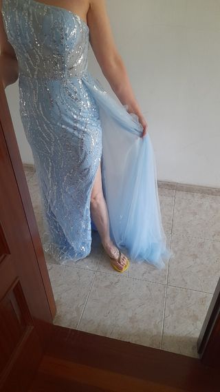 Vestido de fiesta con lentejuelas