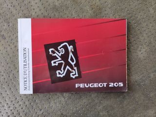 Peugeot 205 manuale d'uso