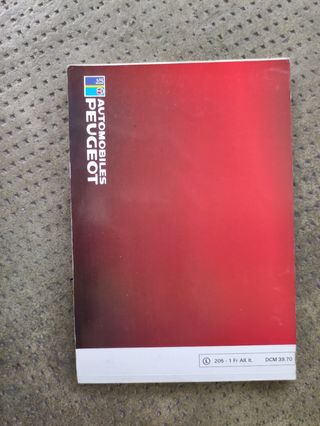 Peugeot 205 manuale d'uso