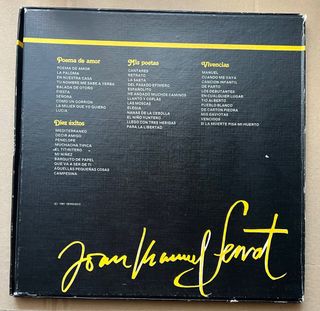 4 Discos LP Serrat “Album de Oro”