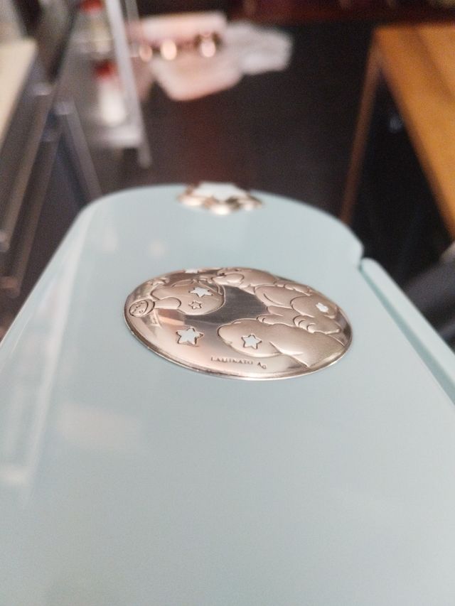 Cubiertos para bebe plata laminada