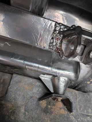 Soldadura de maquinaria industrial