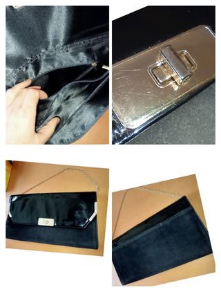 👠Decolte n.39 più pochette nere in camoscio 