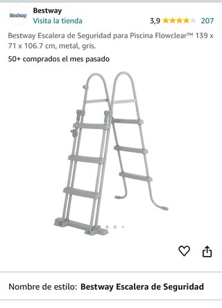 Escalera piscina