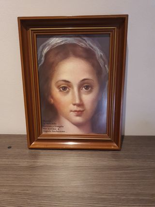 Cuadro de la virgen maria.