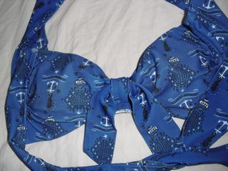 Costume da Bagno Bikini Pin Up Marina Ancore Pussy