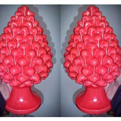 Ceramica Caltagirone Pigne 2altezza 3 cm