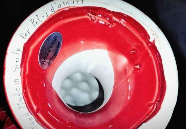 Ceramica Caltagirone Pigne 2altezza 3 cm