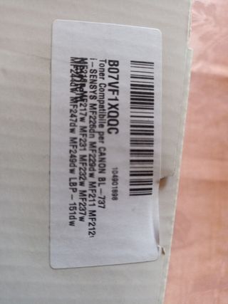 Toner nero stampante Canon