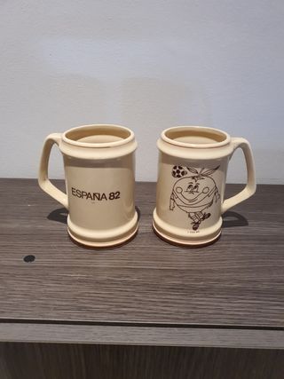 2 jarras originales mundial 82 España
