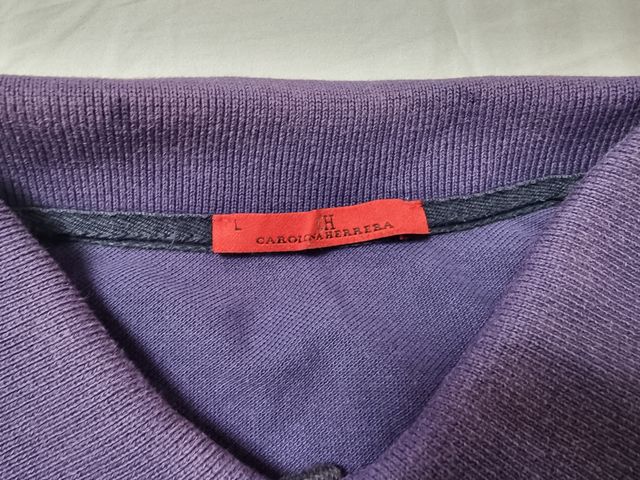 Polo azul Carolina Herrera