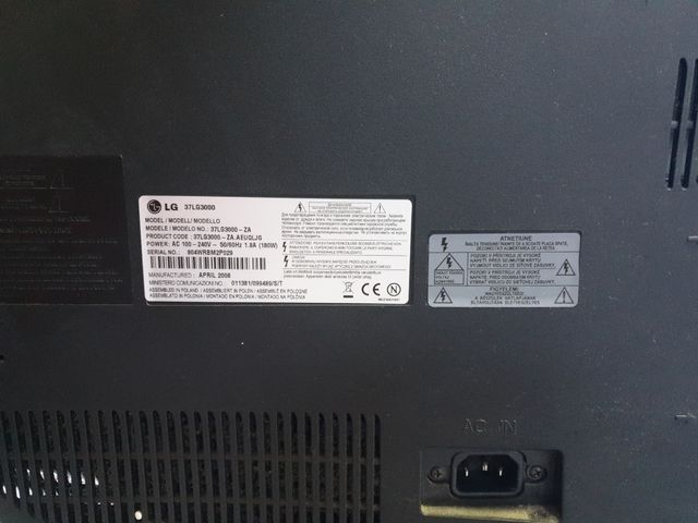 TV LCD LG 37LG3000 - ZA