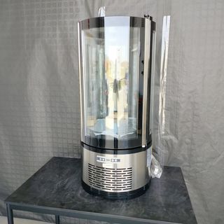 🌍​AST-  Vitrina Negra Expositora Cilíndrica