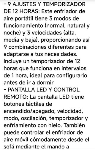 Ventilador climatizador Aire