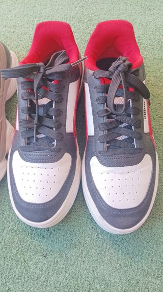 2 pares zapatillas n°39